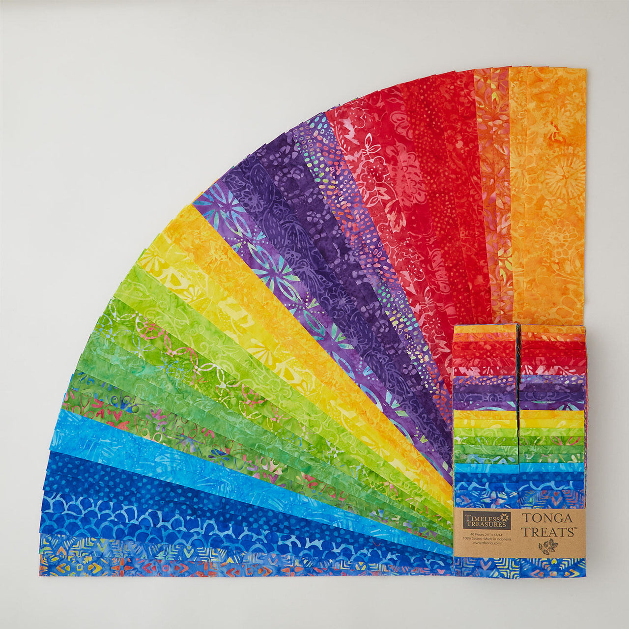 Tonga Batiks Happy 2 1/2" Strips