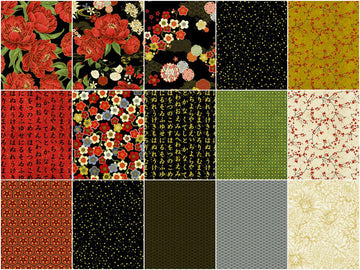 Lotus Garden 2 1/2" Metallic Strips