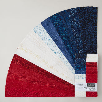 Tonga Batiks Patriot's Pride 2 1/2" Strips