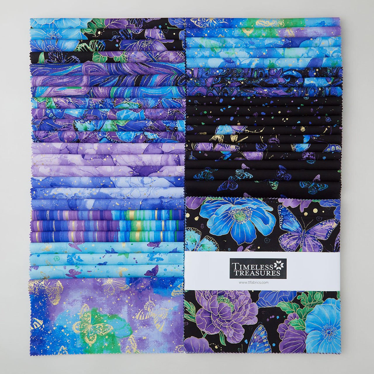 Evening Glow Metallic 10" Squares