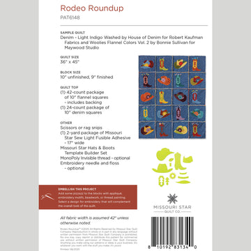 Rodeo Roundup Quilt Pattern by Missouri Star