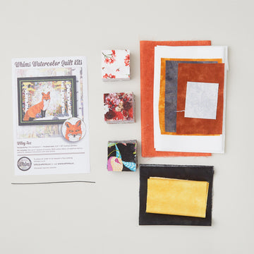 Wiley Fox Watercolor Quilt Kit