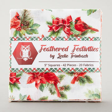 Feathered Festivities 5" Squares