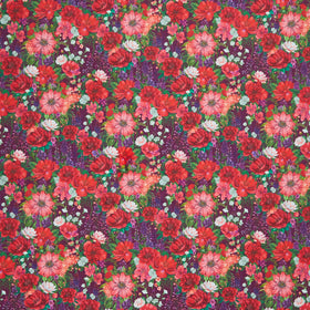 Wild Garden - Purple Packed Floral Yardage