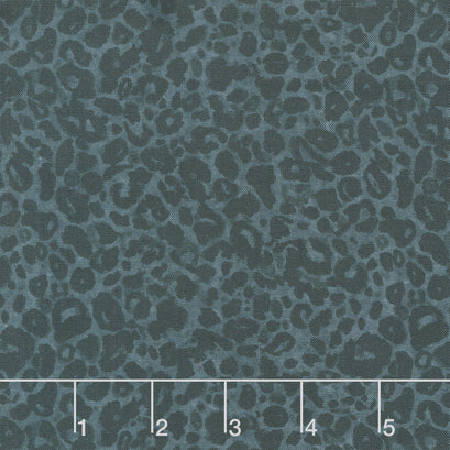 Wild Garden - Black Animal Print Yardage