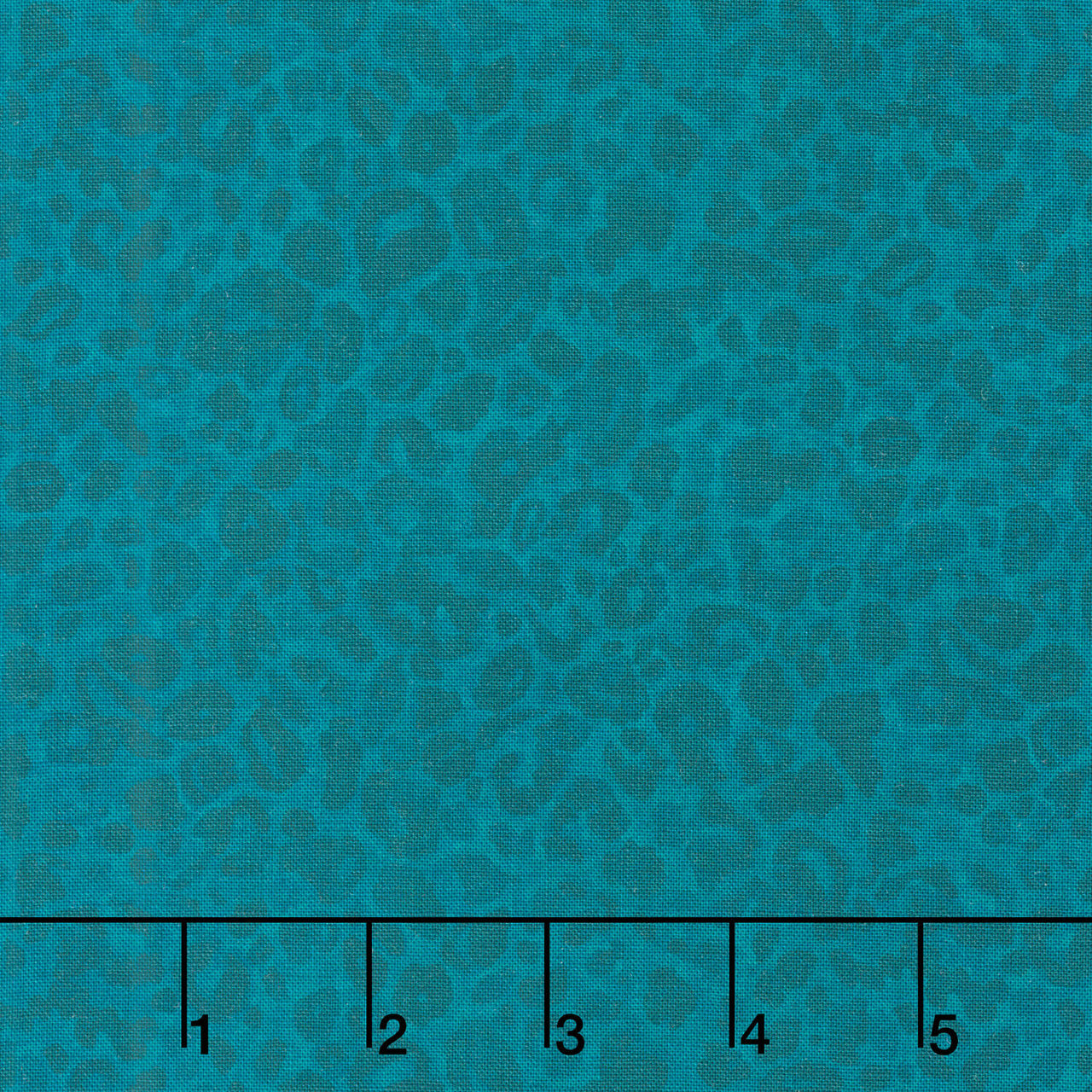 Wild Garden - Teal Animal Print Yardage