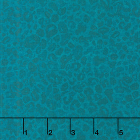 Wild Garden - Teal Animal Print Yardage