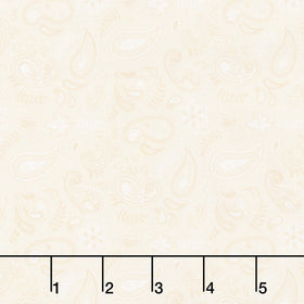 Stripes and Stars - Paisley Cream Yardage