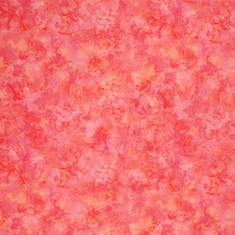 Flight of Fancy - Floral Texture Pink Yardage