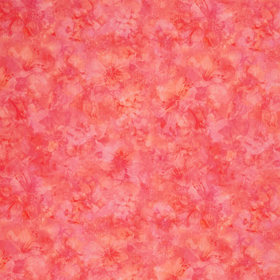 Flight of Fancy - Floral Texture Pink Yardage