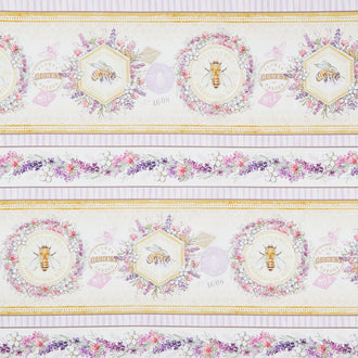 Sweet Honey Bee - Honey Bee Stripe Multi Yardage