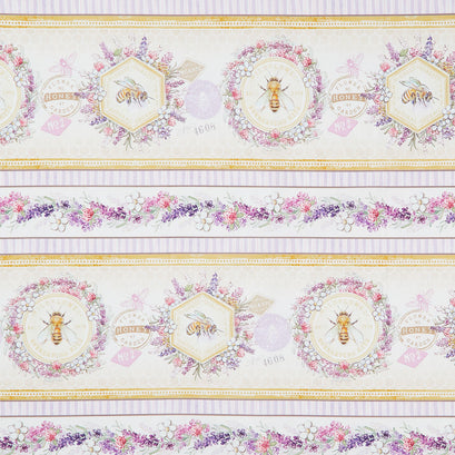 Sweet Honey Bee - Honey Bee Stripe Multi Yardage