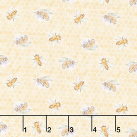Sweet Honey Bee - Bees Yellow Yardage