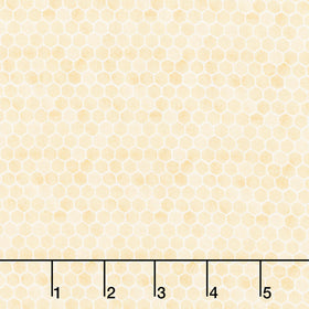 Sweet Honey Bee - Honeycomb Yellow Yardage