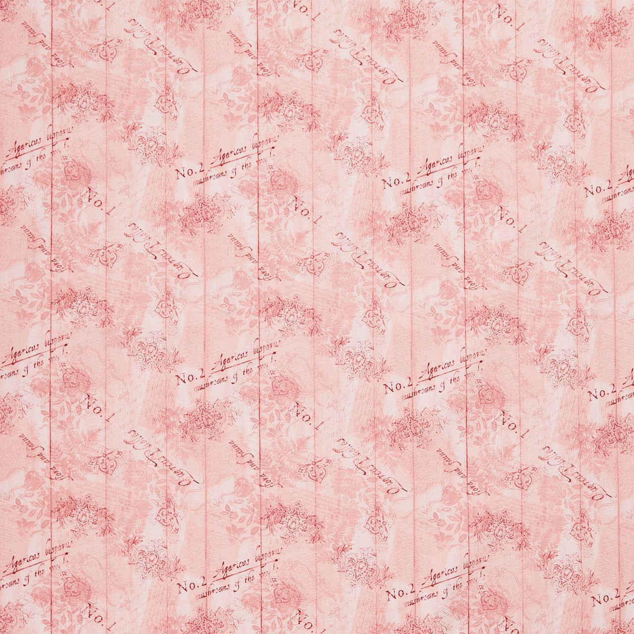 Nature's Serenade - Ephemera Pink Yardage