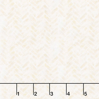 Nature's Serenade - Herringbone Tiles Cream Yardage