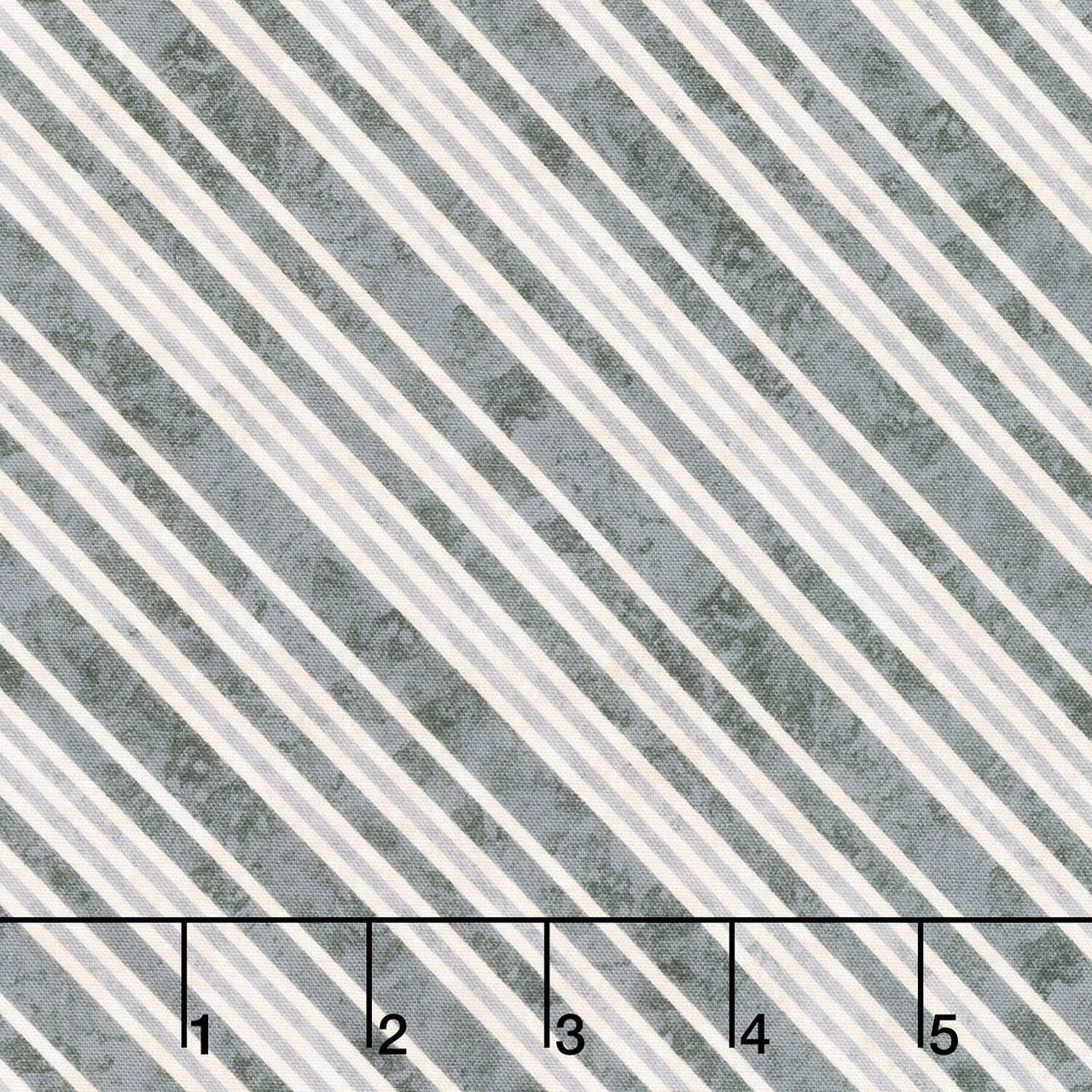Poinsettia Radiance - Diagonal Stripe Black Gray Yardage