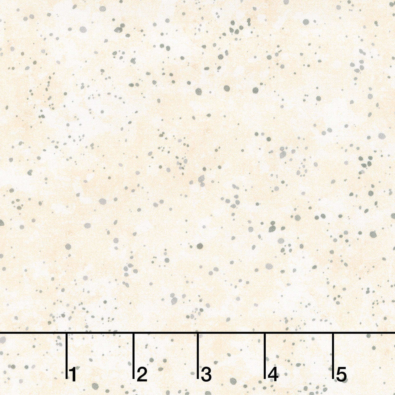 Poinsettia Radiance - Dots Cream Black Yardage