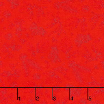 Feathered Festivities - Sketches Red Yardage