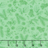 Feathered Festivities - Sketches Green Yardage