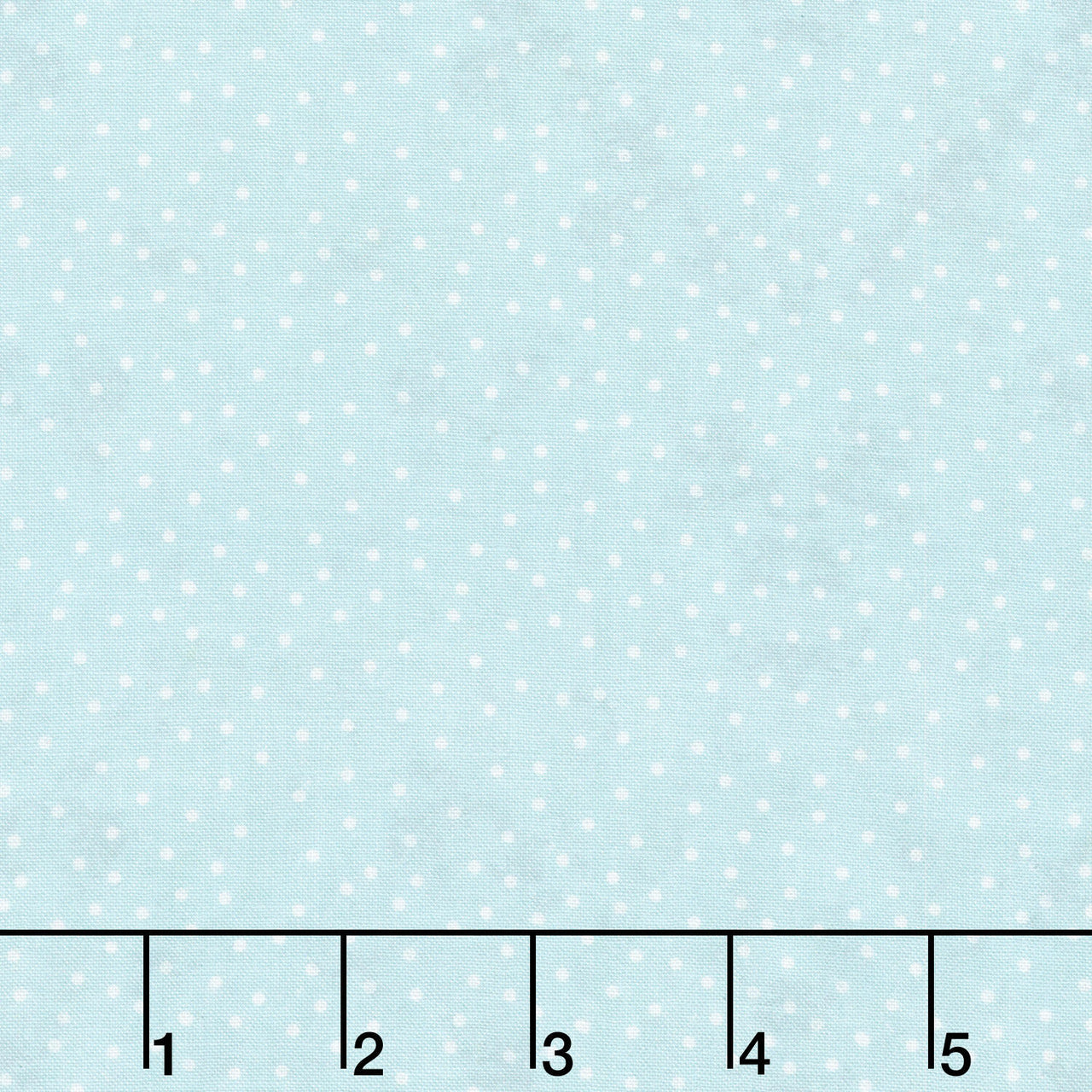 Snowy Greetings - Dots Blue Yardage