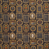 Dark Academia - Gallery Wall Black Yardage