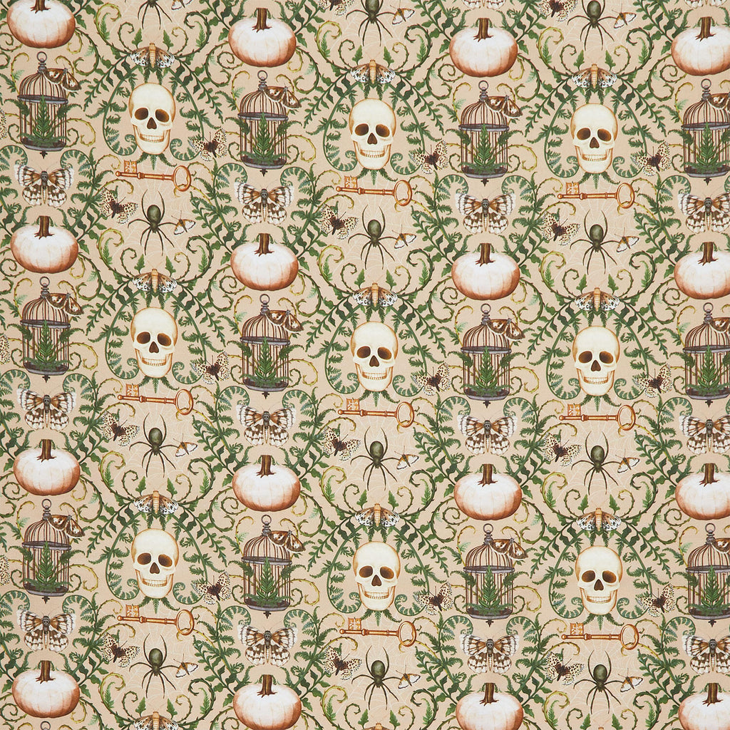 Dark Academia - Damask Tan Yardage