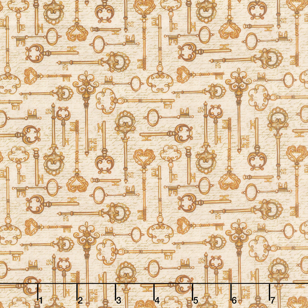 Dark Academia - Keys Tan Yardage