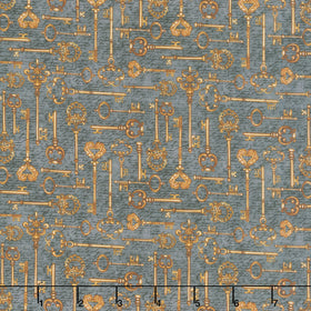 Dark Academia - Keys Black Yardage