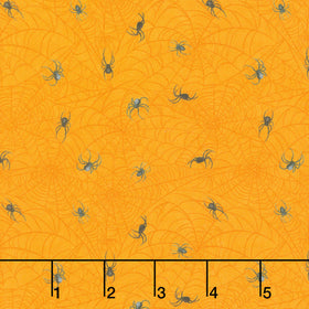 Dark Academia - Spiders Pumpkin Yardage