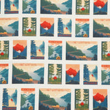 Paddle and Pine - Posters Multi Yardage