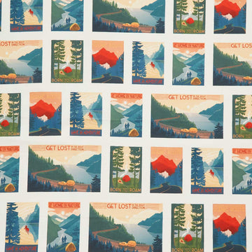 Paddle and Pine - Posters Multi Yardage