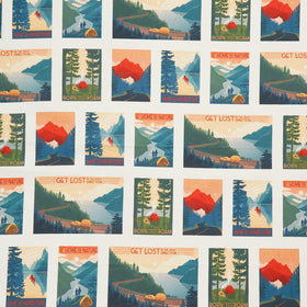 Paddle and Pine - Posters Multi Yardage