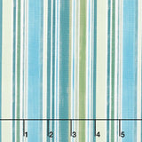 Paddle and Pine - Stripes Blue Green Yardage