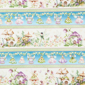 Fairy Boutique - Repeating Stripe Multi Yardage