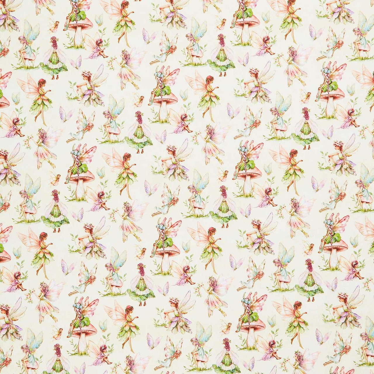 Fairy Boutique - Woodland Sprites Cream Yardage