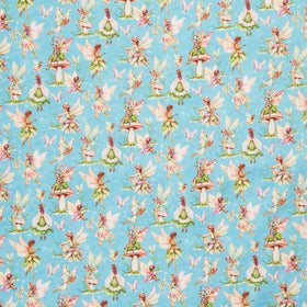 Fairy Boutique - Woodland Sprites Teal Yardage