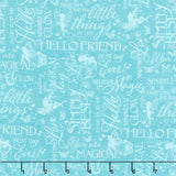Fairy Boutique - Sparkle & Glow Teal Yardage