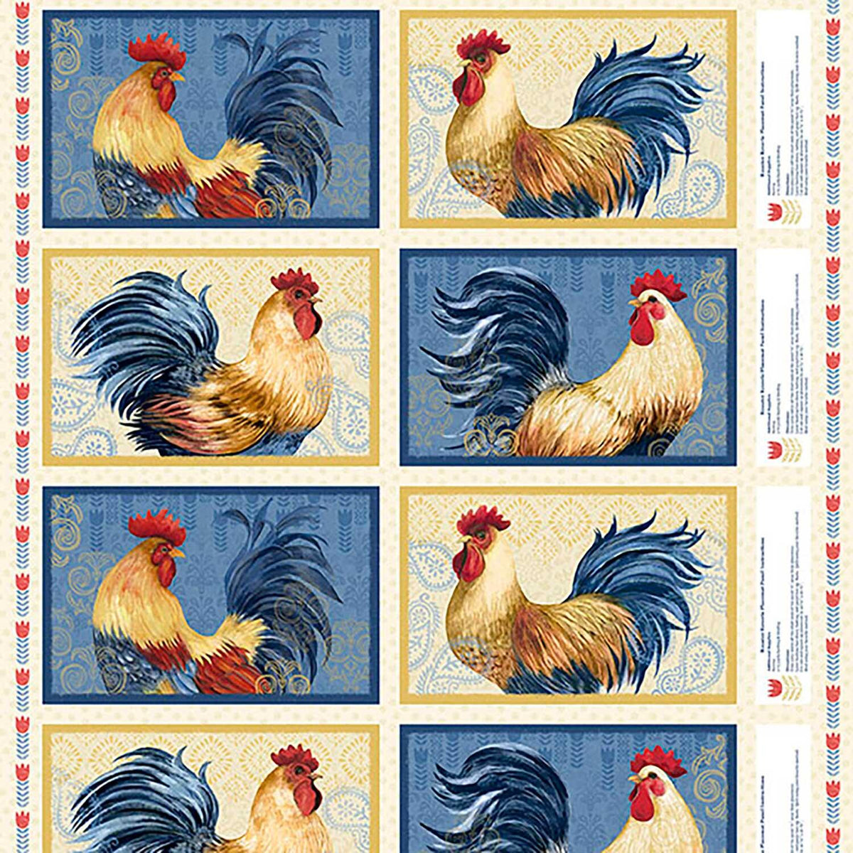 Rooster Reverie - Rooster Reverie Multi Placemat Panel
