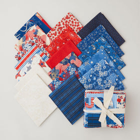 Stripes and Stars Fat Quarter Bundle