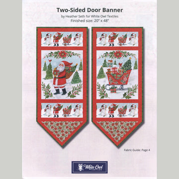 Snowy Greetings Two Sided Door Banner Kit