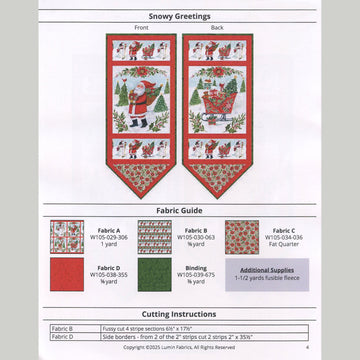 Snowy Greetings Two Sided Door Banner Kit