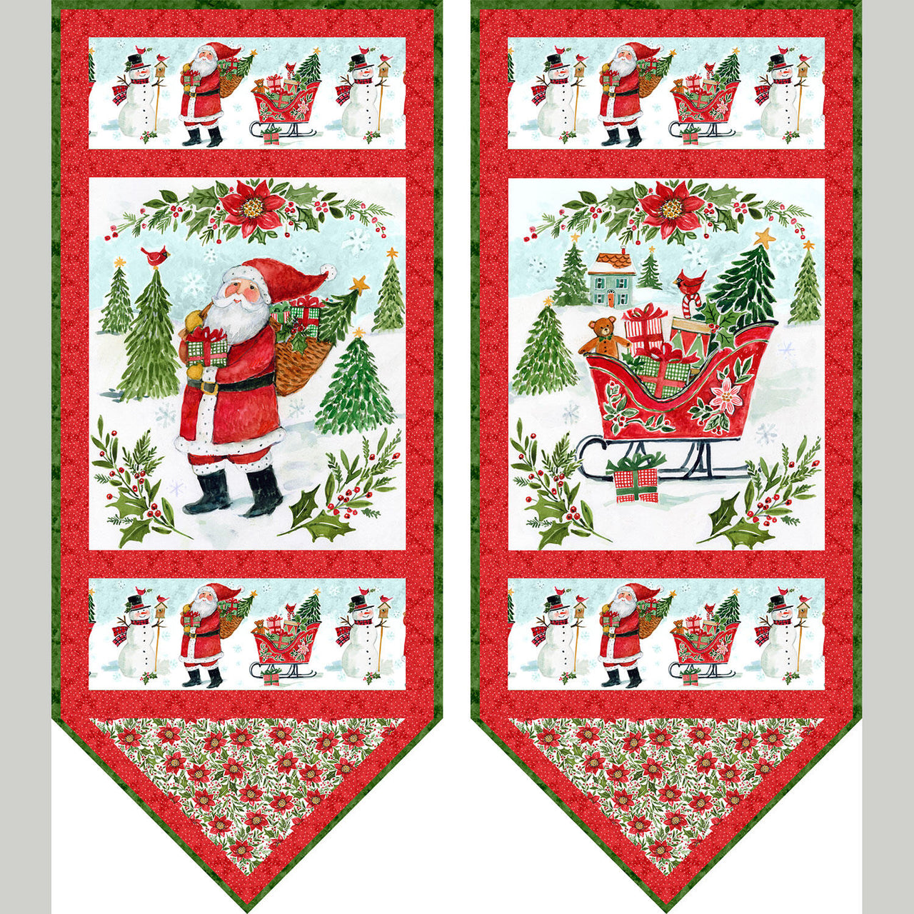 Snowy Greetings Two Sided Door Banner Kit