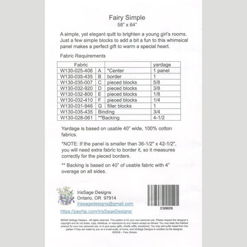 Fairy Simple Quilt Kit