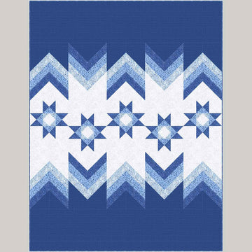 Indigo Lane Shifting Crystals Quilt Kit