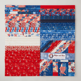 Stripes and Stars 10" Squares