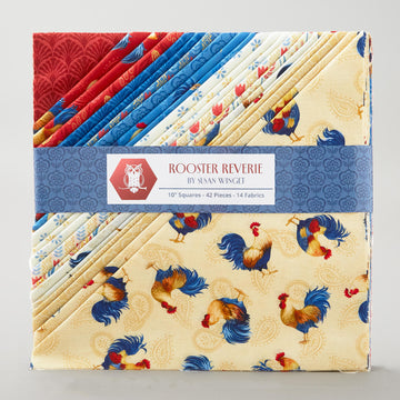 Rooster Reverie 10" Squares