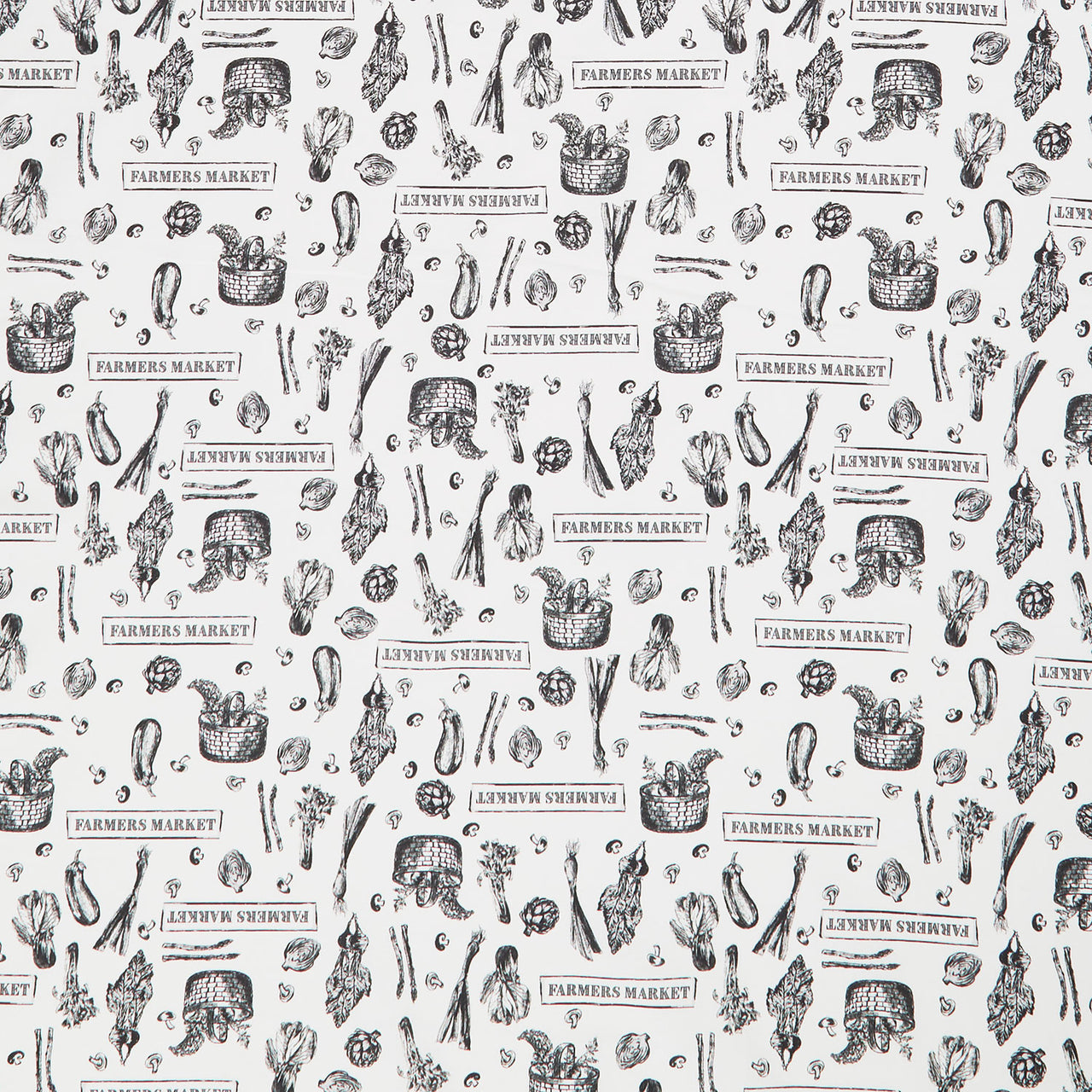 Farmstand - Farmer's Market Toile Cream Yardage