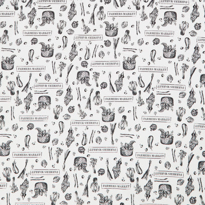 Farmstand - Farmer's Market Toile Cream Yardage