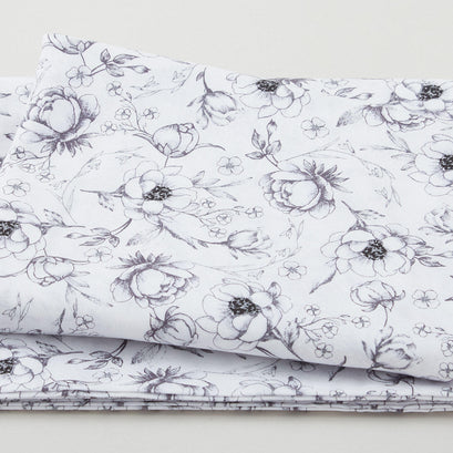Roses White 2 Yard Cut